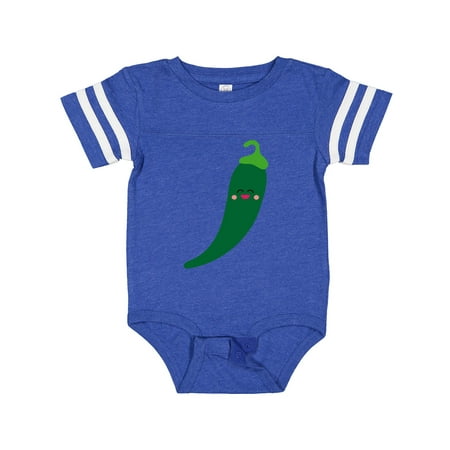 

Inktastic Green Chili Pepper Kawaii Gift Baby Boy or Baby Girl Bodysuit