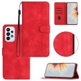 thumbnail image 1 of Wallet Case for Samsung A53 5G, Smile Design Premium Leather Credit Card Holder Wallet RFID Blocking Case with Wrist Strap Stand Magnetic Flip Cover for Samsung Galaxy A53 5G, Red, 1 of 10