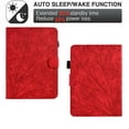 thumbnail image 3 of GSFY Case for All-new 7" Kindle Paperwhite 12th Gen 2024 & Kindle Colorsoft Signature Edition 2024, PU Leather Protective Smart Shell Flip Stand Cover with Card Slots Auto Sleep/Wake, Red, 3 of 7