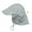 Gray, variant on green sprouts UPF50+ Eco Flap Hat-White-2T-4T