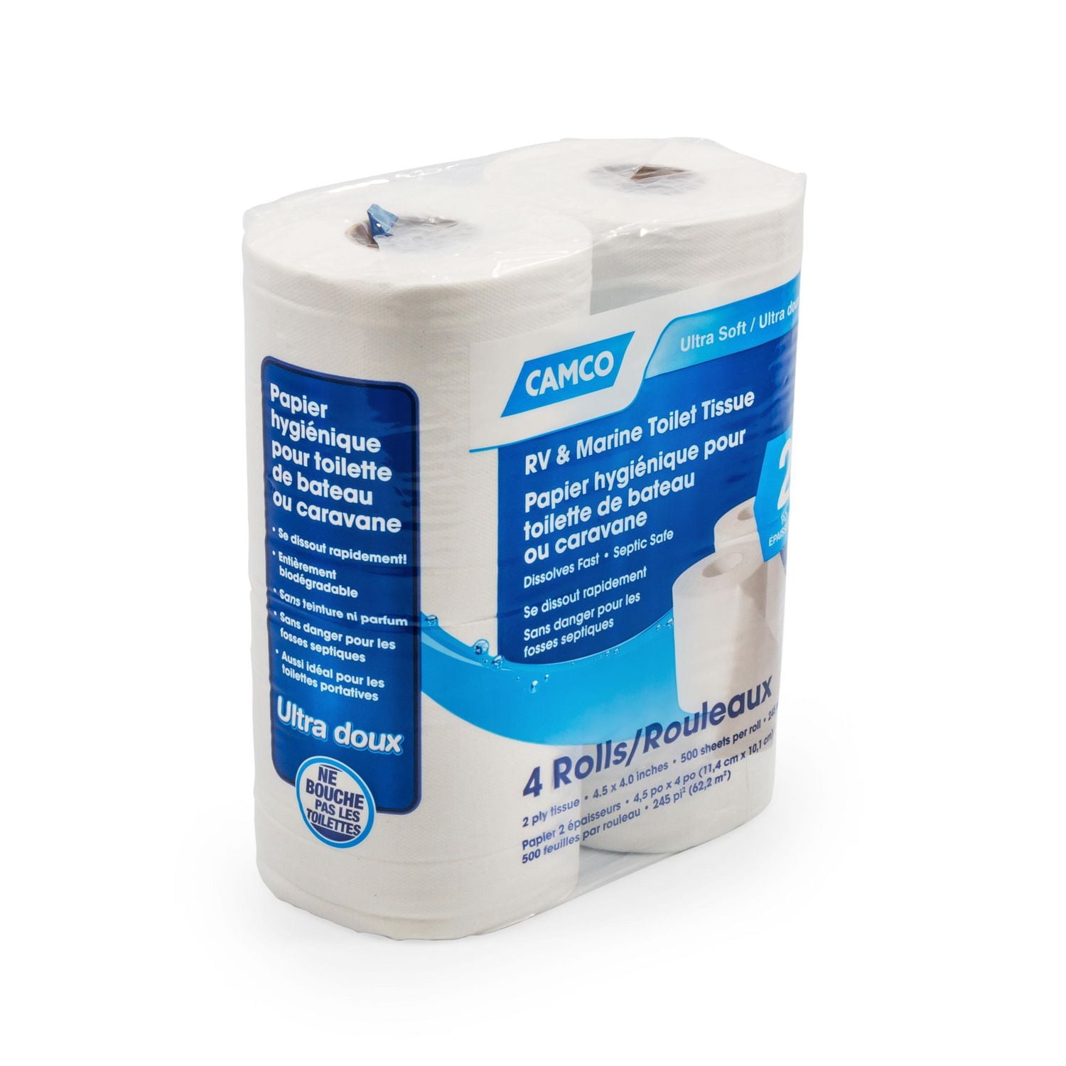 Camco 40270 Rv Tst 2-Ply Toilet Tissue - 4 Pack