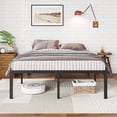thumbnail image 2 of Auroral Zone 18 inch Queen Metal Platform Bed Frame, Heavy Duty Mattress Foundation, No Box Spring Required, 2 of 6
