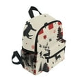 thumbnail image 2 of FORMRS School Backpack with Front Zippered Pocket 12" Student Travel Daypack, Christmas Forest, 2 of 6
