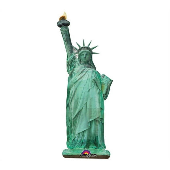 Anagram 42" Statue of Liberty SuperShape Foil Balloon, Green