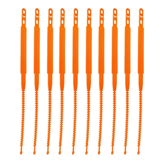 Primegos 10 Pcs Tire Snow Chains Anti-Slip Tire Chain Universal Car Snow Chains for SUVs Trucks Emergency Adjustable Snow Chains for Rain Snow Sand Mud