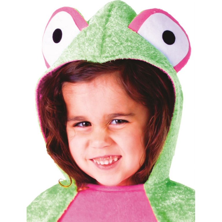 Dress Up America Deluxe Mr. Frog Costume - Full Body Green Frog Outfit For Kids Adults