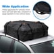 thumbnail image 4 of Bolsa de carga impermeable 600D Portaequipajes en el techo del coche Bolsa de equipaje universal Bolsa de almacenamiento en cubos para viajes de camping, negro | UHOH, 4 of 5
