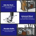thumbnail image 4 of Garage Sports Equipment Organizer - Ball Storage Rack Heavy Duty Steel Ball Storage with 360 Rotaing Casters, Sports Organizer for Garage, Ball Rack for Basketball, Indoors and Outdoors, 4 of 7