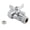 Chrome, variant on Kingston Brass CC44451ZX 5/8-Inch O.D. Comp x 1/2-Inch O.D. Comp Quarter-Turn Straight Shut-Off Valve in Polished Chrome