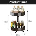 thumbnail image 4 of Kitchen Storage Rack Seasoning Rack Household Seasoning Products Storage Box Multifunctional 360-degree Rotating Floor Storage Rack, 4 of 5