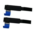 thumbnail image 4 of 2 piezas Ganchos de levantamiento de pesas entrenamiento de fuerza envolturas de soporte de muñeca portátil Tablero azul, 4 of 8