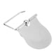 thumbnail image 3 of 1PC Polished Bathroom Toilet Roll Paper Holder Rack Wall Mounted Tissue Cover Silver, 3 of 4