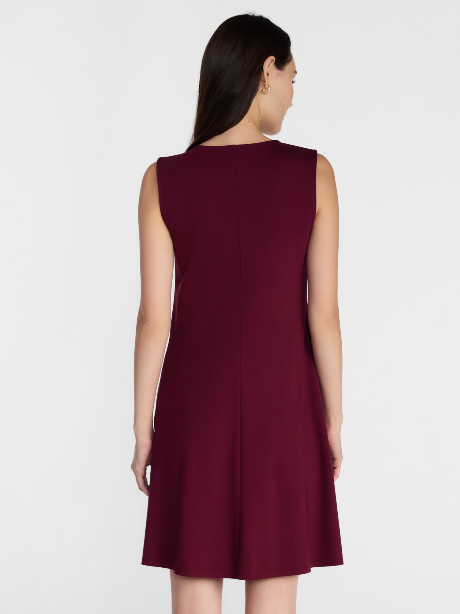 Scenario Women's Fit and Flare Sleeveless Mini Dress, Sizes XS-XXXL