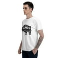 thumbnail image 5 of Buffalo Cityscape Men's T-Shirt Cotton 100% Summer Tops Fashion Casual Buffalo Cityscape Short Sleeves for Men Women Round Collar Top Tees, 5 of 6