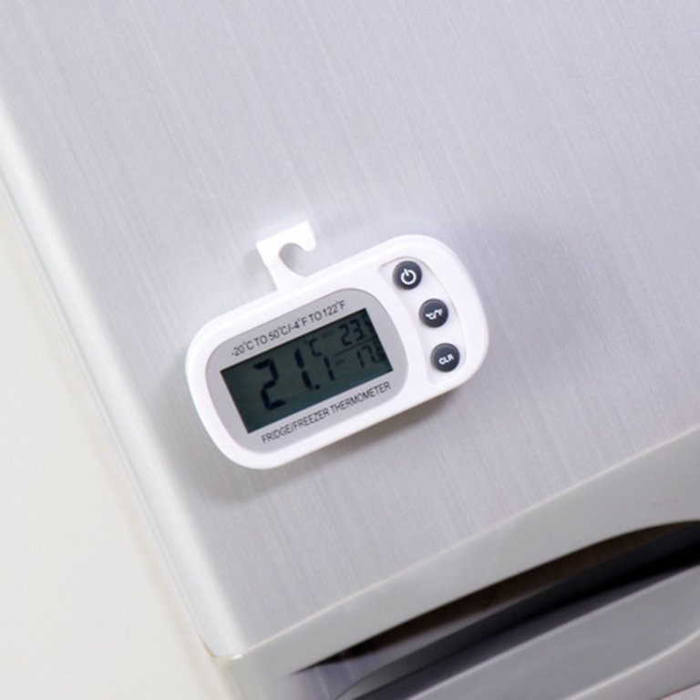 Nuolin Thermometer for Fridge & Freezer with Large Digital LCD Screen and  Magnetic Back for Kitchen and Home 