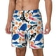 thumbnail image 1 of Fotbe Cute Sea Animals Traje de Baño para Hombre – Shorts de Natación de Secado Rápido con Forro y Bolsillos-Large, 1 of 6