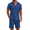 Royal Blue, variant on COOFANDY Men Cuban Sets Outfits 2 Piece Short Sleeve Cuban Shirts Guayabera Linen Suit