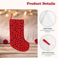 thumbnail image 4 of Lsque Ladybug Dotted Pattern 18 Inch Christmas Stockings, Festive Holiday Stocking for Christmas Decorations Holiday Decor, 4 of 7