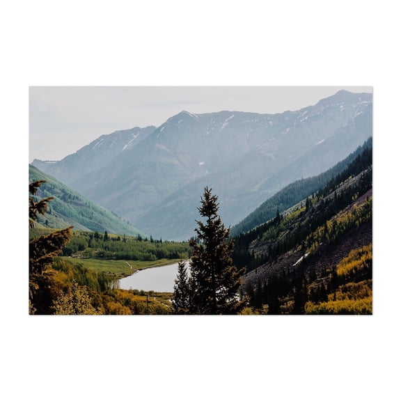 Maroon Lake - Colorado Photography Unframed Wall Art Print 5 x 7 inches