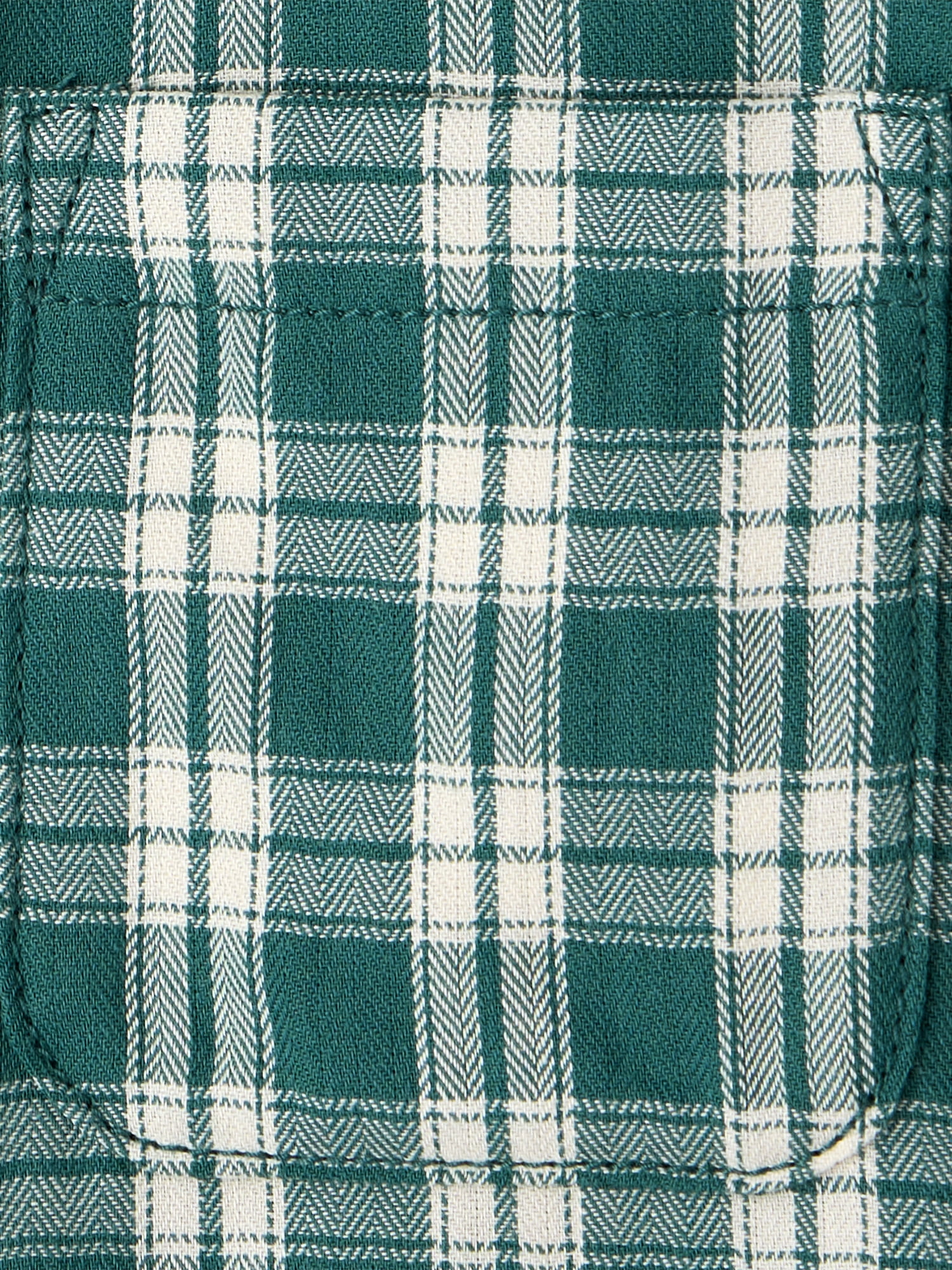 The Children's Place Baby And Toddler Boys Long Sleeve Plaid Textured Poplin Button Up Shirt, Sizes 6M-5T