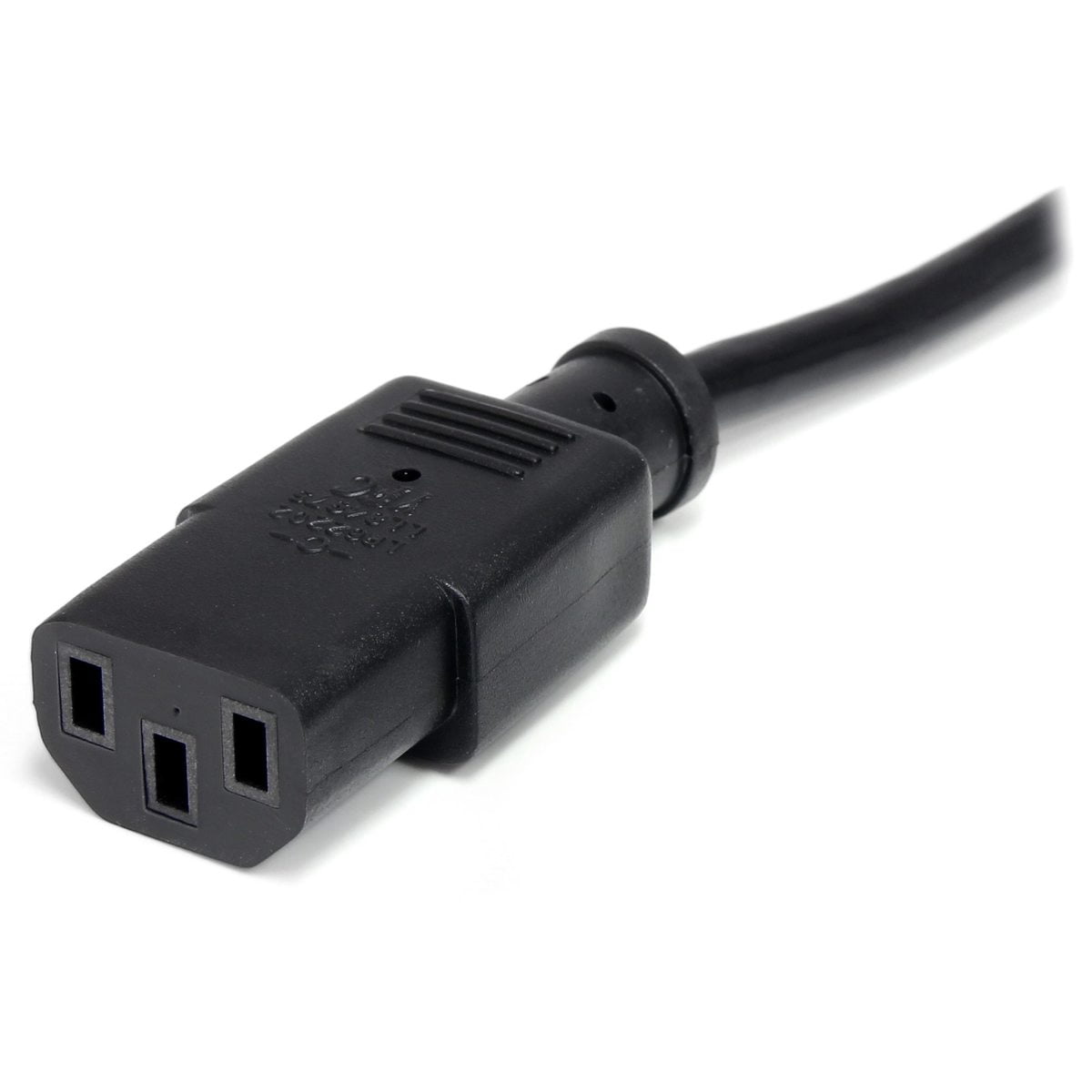 StarTech.com PXT101_10 10 ft Standard Computer Power Cord - NEMA 5-15P to C13 - 10ft NEMA 5-15P to IEC 320 C13 Power Cable