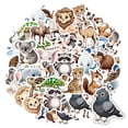 thumbnail image 4 of 35pcs Cute Animal Stickers Kids Stickers Wildlife Cartoon Stationery Stickers for Phone Luggage Laptop, 4 of 9