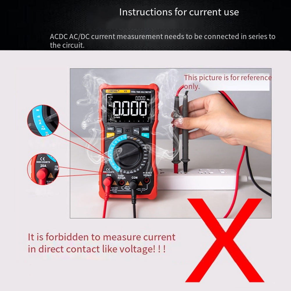 683 FullScreen Digital Multimeter TouchScreen Multimeter USB Li-battery Charging