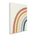 thumbnail image 3 of Stupell Industries Half Arch Children's Rainbow Boho Toned Stripes, 24 x 30,Design by Deborah Curiel, 3 of 7