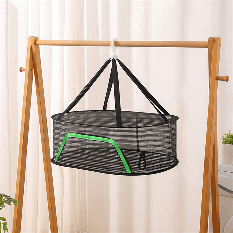 dry fish net Herb Drying Rack Net, 3 Layer Hanging Mesh Net, Fruits, Veggies, Herbs Fishing Nets Fish Traps On
