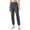 Grey, variant on High Waist Yoga Pants For Women Workout Leggings With Pockets Straight Fit Reflective Stripes Comfortable Stretchy Gym Running Athletic Workout Stretchy Running Tummy Control Bottoms Black S