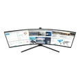 thumbnail image 4 of Samsung C43J890DKN - CJ89 Series - LED monitor - curved - 43.4" (43" viewable) - 3840 x 1200 @ 120 Hz - VA - 300 cd/m�� - 3000:1 - 5 ms - HDMI, DisplayPort, USB-C - speakers - titanium, charcoal black, 4 of 6