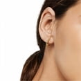 thumbnail image 5 of 14K Gold Plated Heart Hoop Earrings for Women, Lightweight and Hypoallergenic Earrings, 5 of 7