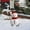 A, variant on Festive Snowman Yard Stake Outdoor Holiday Decoration Colorful Christmas Garden Art Insert for Seasonal Celebration