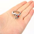 thumbnail image 1 of KONTONTY Adjustable Open Ring for Men Multi Color Scorpion Rhinestone Statement Fashion Ring, 1 of 8