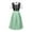 Z10 Mint Green, variant on BJUTIR Summer Dresses For Women Plus Size German Dress Square Neck Apron Oktoberfest Girl