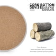 thumbnail image 3 of Coasters Hoewina, absorbente de cerámica de mármol, 10 cm, con soporte, 6 unidades, 3 of 7