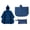 Blue, variant on Sentmoon Rain Jackets for Women with Hood Long Sleeve Raincoat Solid Color Lightweight Waterproof Zippered Rain Ponchos for Hiking ,Camping, Travel Yellow Free Size