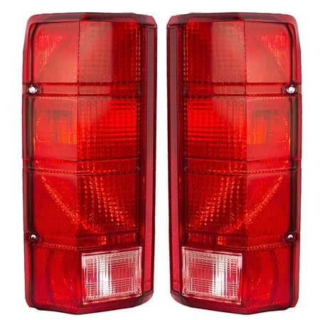 - Driver and Passenger Taillights Tail Lamps Replacement for Ford Pickup Truck SUV E4TZ13405B E4TZ13404B