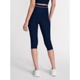 thumbnail image 4 of Athletic Works Women's and Women's Plus ButterCore Compression Capris, Sizes XS-4X, 4 of 7