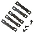 thumbnail image 5 of 100Pcs Sawtooth Picture Hangers 200Pcs Screws 2Hole Paintings Photos Hanging Hooks Kit Black, 5 of 8