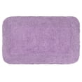 thumbnail image 2 of Home Weavers Radiant Collection Bathroom Rug 100% Cotton Bathroom Rugs Set, Washable Rug, Thick Soft & Absorbent bath Rug, Kitchen Mat, Bath Rug, Bath Floor Mat Non Slip, 24"x40" Rectangle, Purple, 2 of 9
