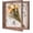 Rustic Brown, variant on 5x5 Small Shadow Box Frame with Linen Back - Sturdy Rustic Memory Display Case of Flower, Pictures, Medals and More, Rustic Brown