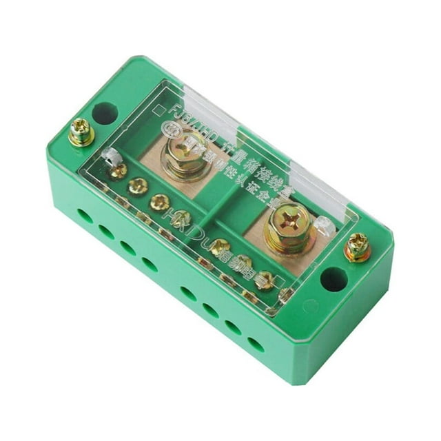facefd Boîte de Distribution d'Alimentation 660V Connecteur de Fil Remplacement Blocs de Jonction Maison Hôtel Accessoires de Réparation Pièces de Rechange 2-en-8-Sortie