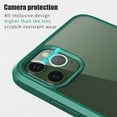 thumbnail image 6 of Dteck iPhone XS Case, Dual Layer Full Body Shockproof Protection Case Double Sides Tempered Glass Cover Flexible TPU Bumper For iPhone XS / iPhone X, Deep Green, 6 of 10