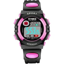 Sports Digital Watch with EL Night-Light 50M Waterproof Shockproof Stopwatch Alarm Calendar for Swimming Surfing Soft Resin Strap Japanese Quartz Movement