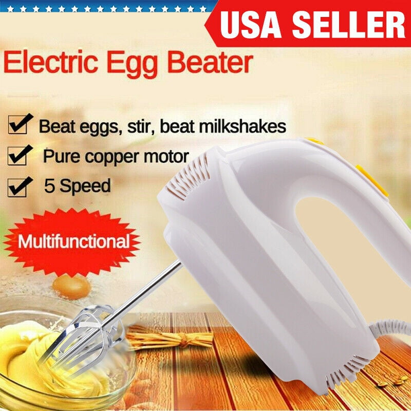 Myriann Hand Mixer Electric 5 Speed Hand Mixer with Turbo Button Easy