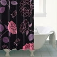 thumbnail image 5 of Waterproof Pioneer Shower Curtain 72x84 Inch Polyester Unique Cute Floral Shower Curtain for Bathroom Hotel Home Decor with 12 Plastic Hooks, 5 of 5