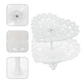 thumbnail image 3 of FUTUREORYY Dessert Tray Snacks Display Stand White Pp 1Pcs 11.2X9.9X8.7In, 3 of 7