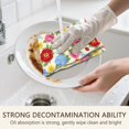 thumbnail image 5 of 2 Pcs Pioneer Flower Floral Print Pattern Kitchen Towels, Funny Microfiber Dish Towel Set, 18" X 26" Tea Towels, 5 of 6
