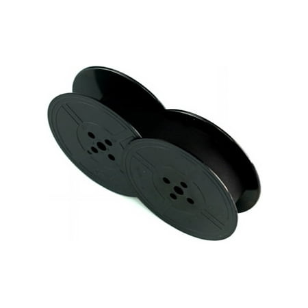 NEW TWO-SPOOL UNIVERSAL TYPEWRITER RIBBONS (1/2 INCH BY 24 FEET, C-WIND) SUPERIOR BLACK REPLACEMENT RIBBON. (GRC T17-77B)